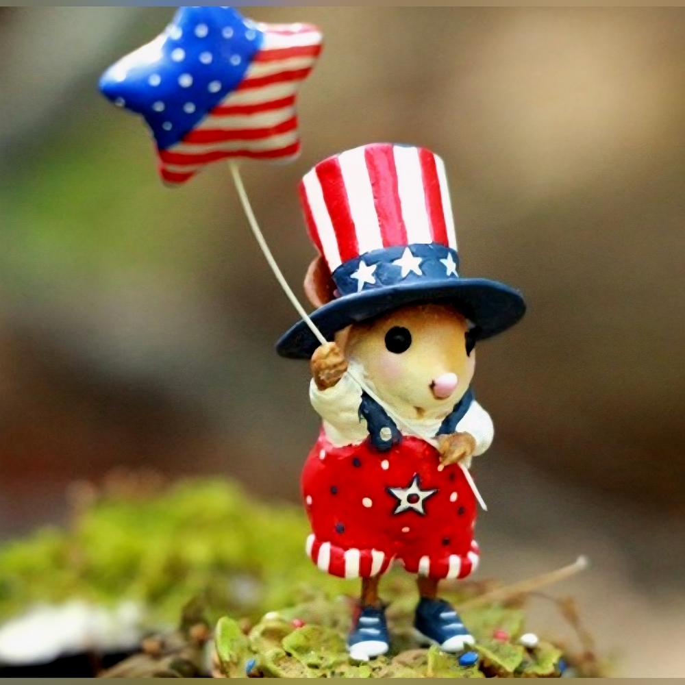 NIB Wee Forest Folk FB-5C Floating Freedom, 4th July, Independence Day, 250
